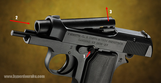 ベレッタ M1934 カーボンブラック WA ガスガン エアガンレビュー