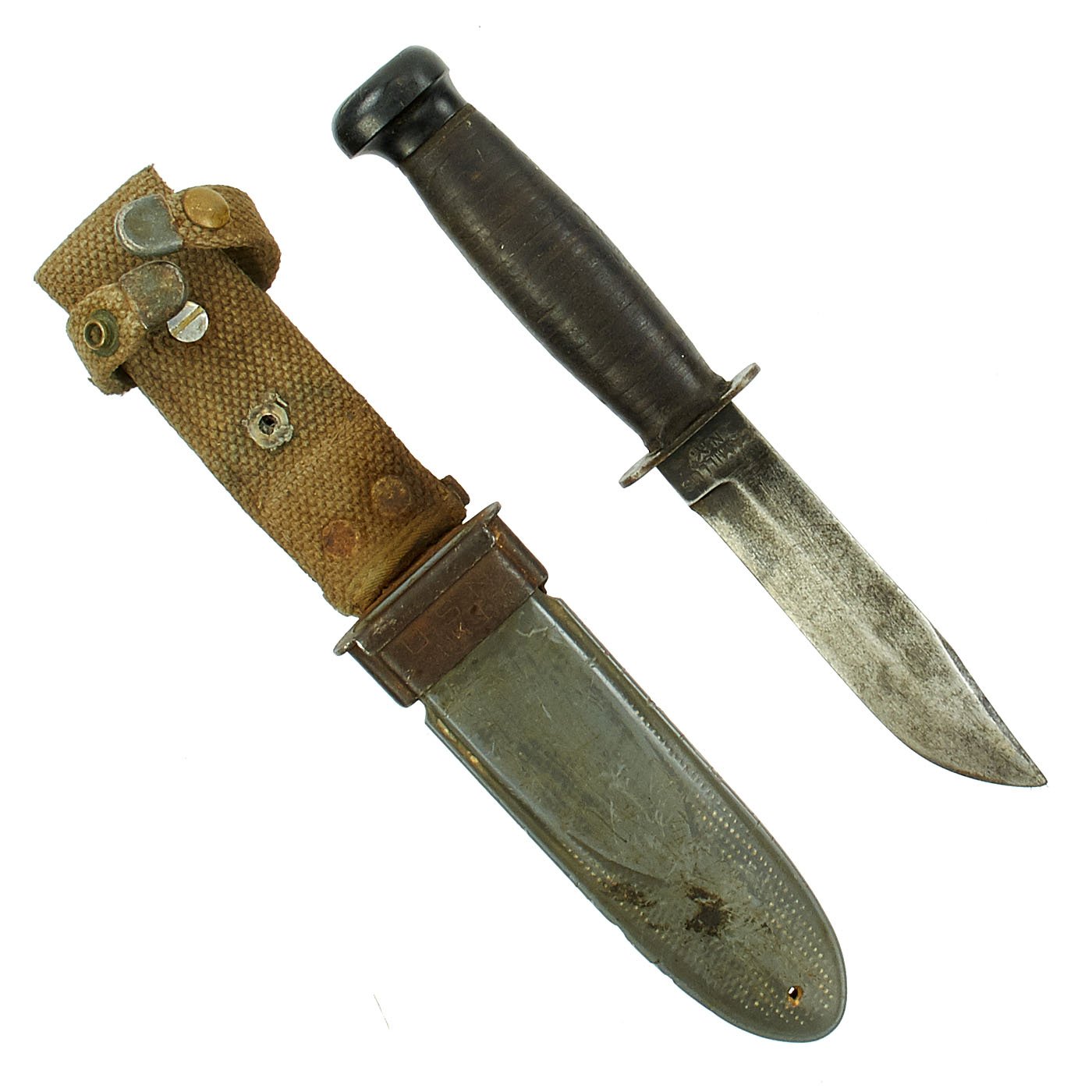 Original U.S. WWII Navy USN Mark 1 Fighting Knife by CAMILLUS with