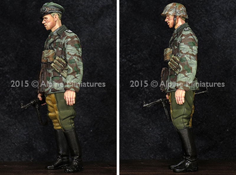 1/35 フィギュア WW2 ドイツ 擲弾兵 将校 (スプリンター迷彩ジャケット