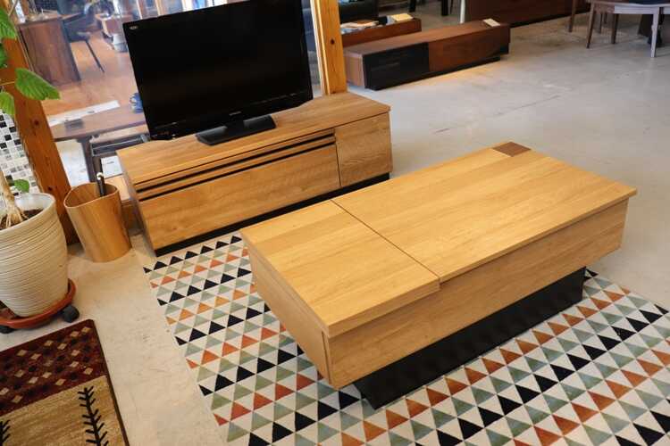TB-2611 北欧ナチュラルテレビボード｜天然木オーク無垢材・国産