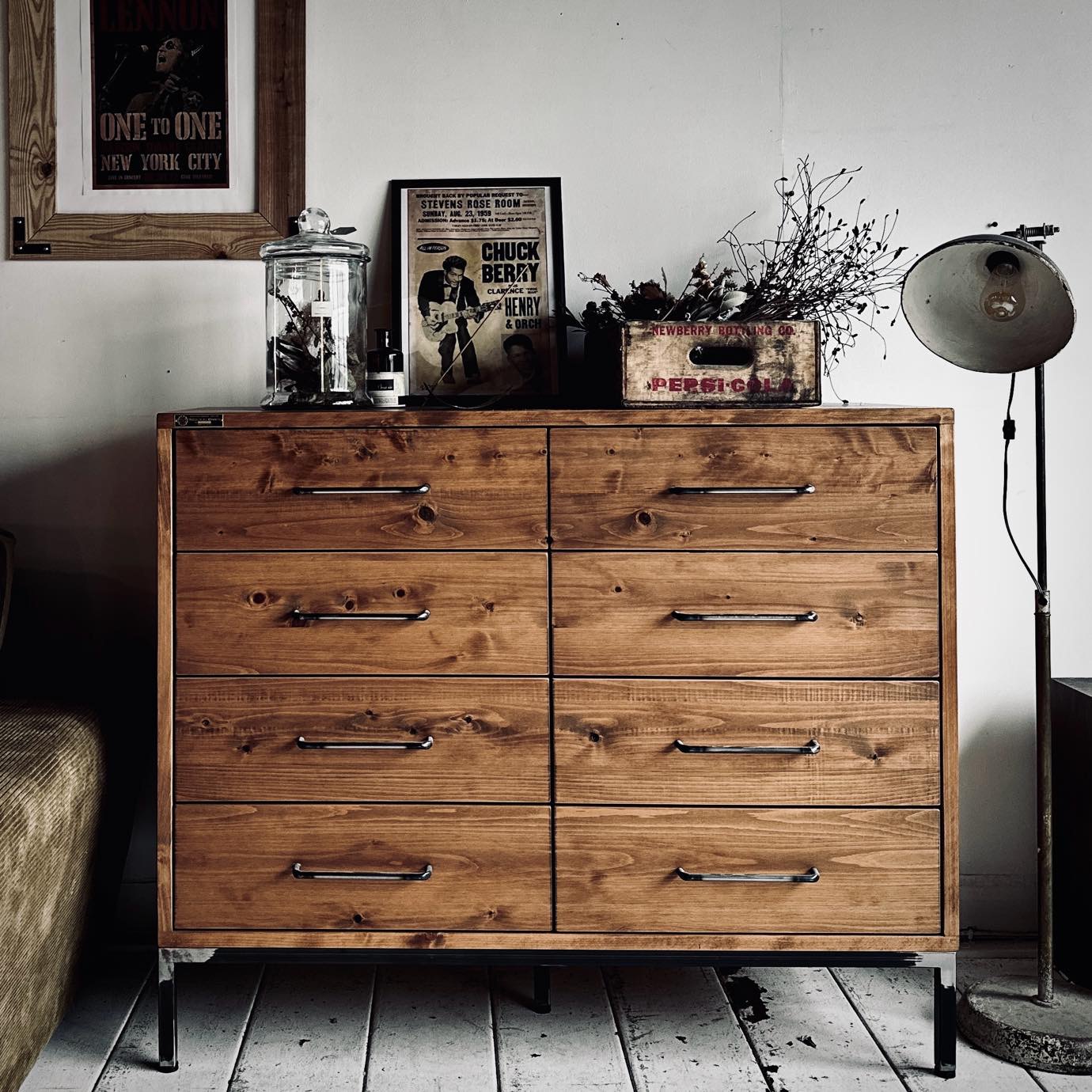 C-MODEL IRON WOOD CHEST-SH-043 / 大阪・堀江・家具屋・ヴィンテージ