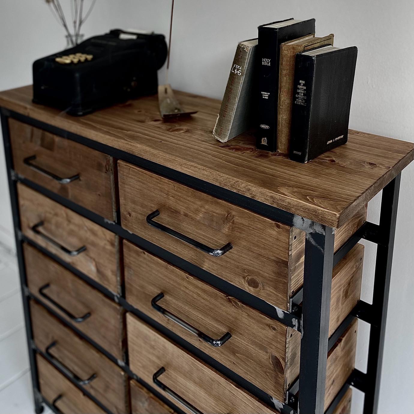 WWI-MODEL IRON WOOD CHEST-SH-042 / 大阪・堀江・家具屋