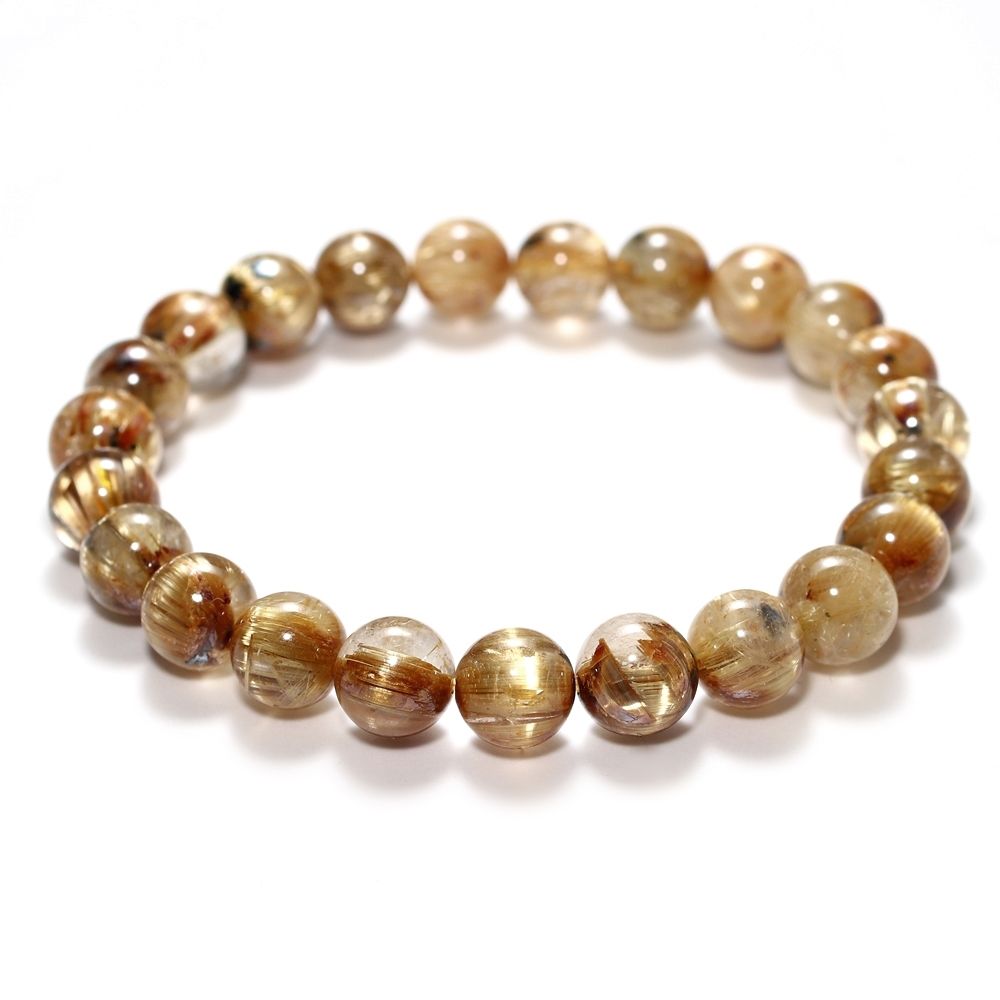 特別価格/高品質]キャッツアイルチルクォーツブレスレット/ヘマタイト