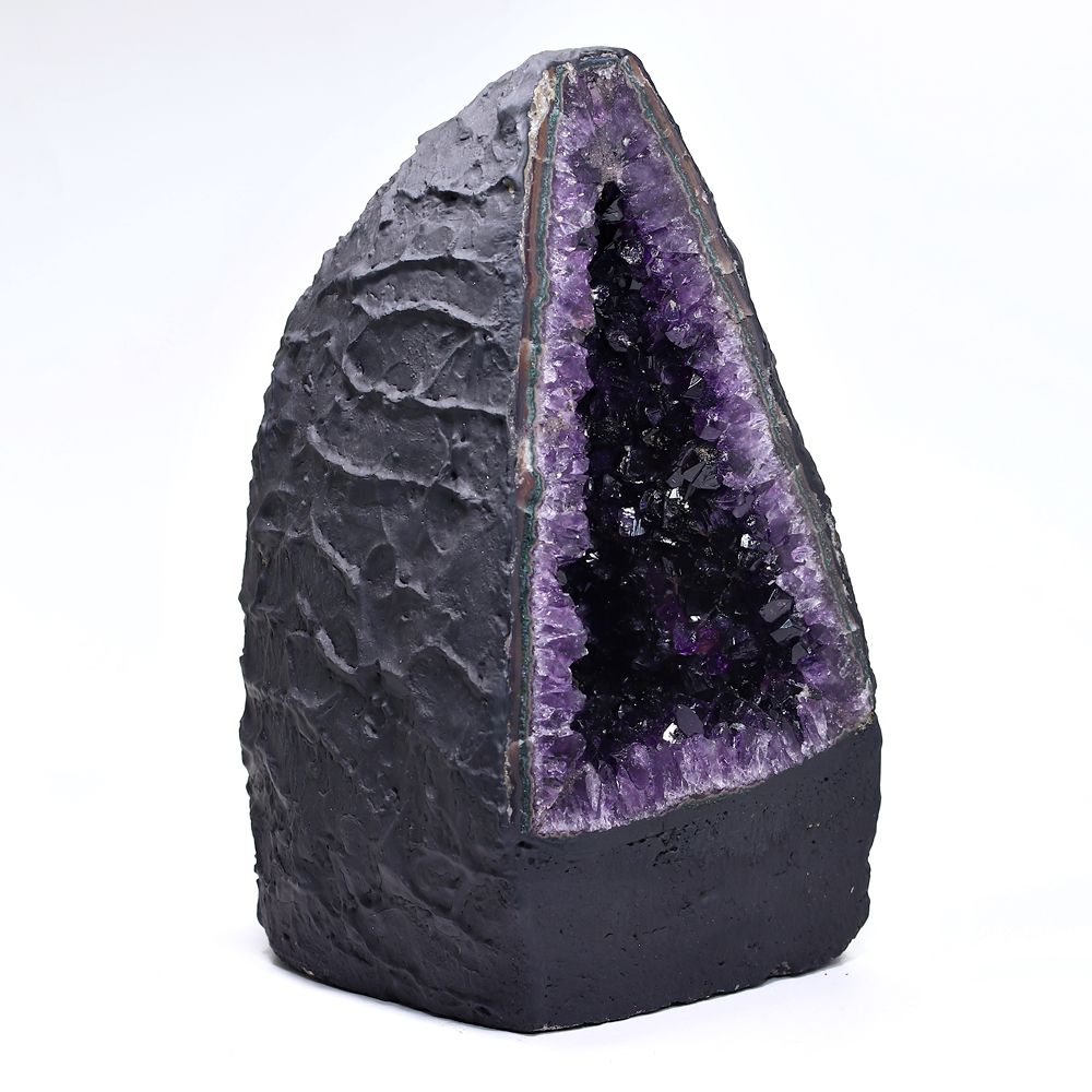 高品質]ブラジル産アメジストドーム（高さ約22.5cm） - 埼玉県吉川市の