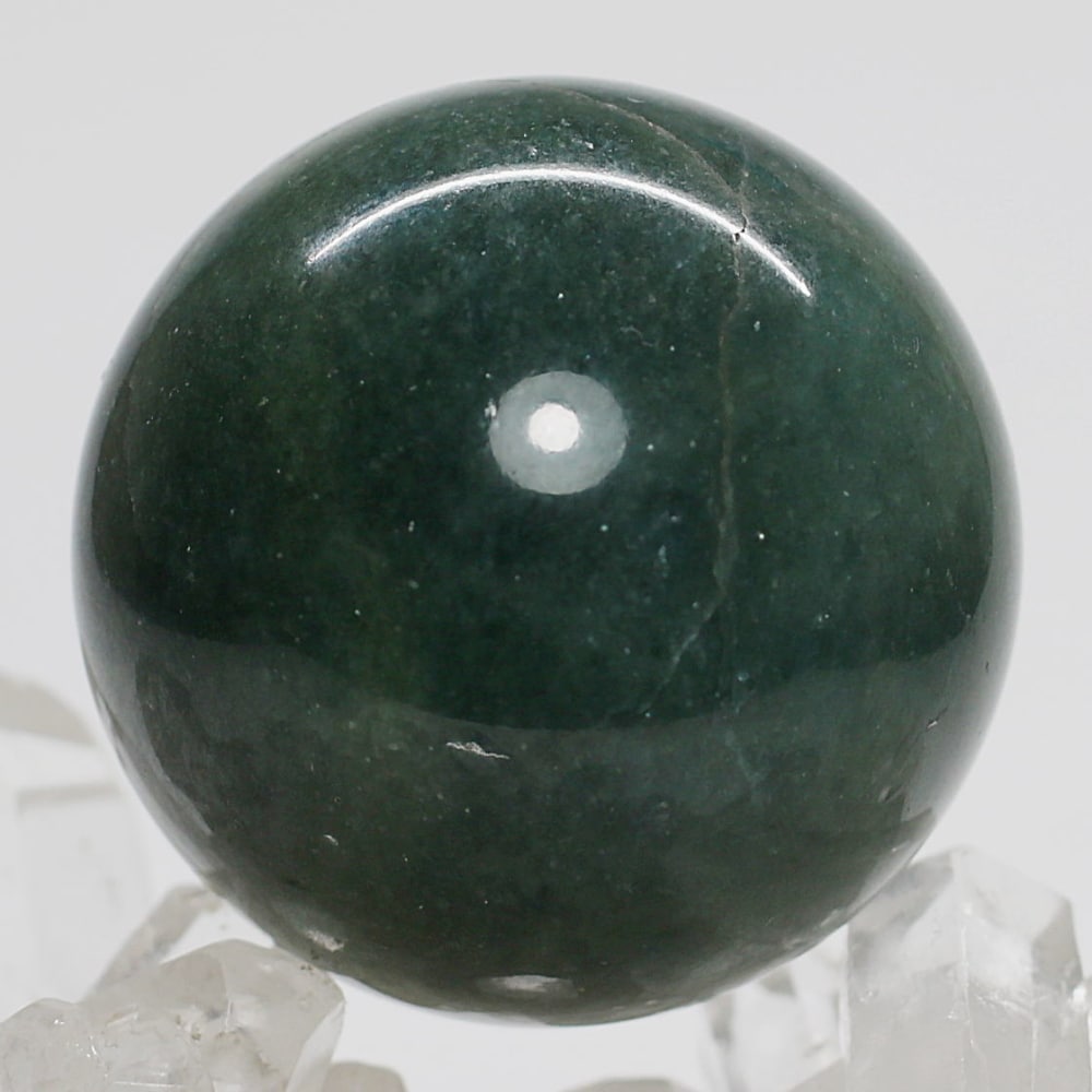 ロシア/シベリア産翡翠丸玉/ヒスイスフィア（球体直径43.5mm） - 埼玉