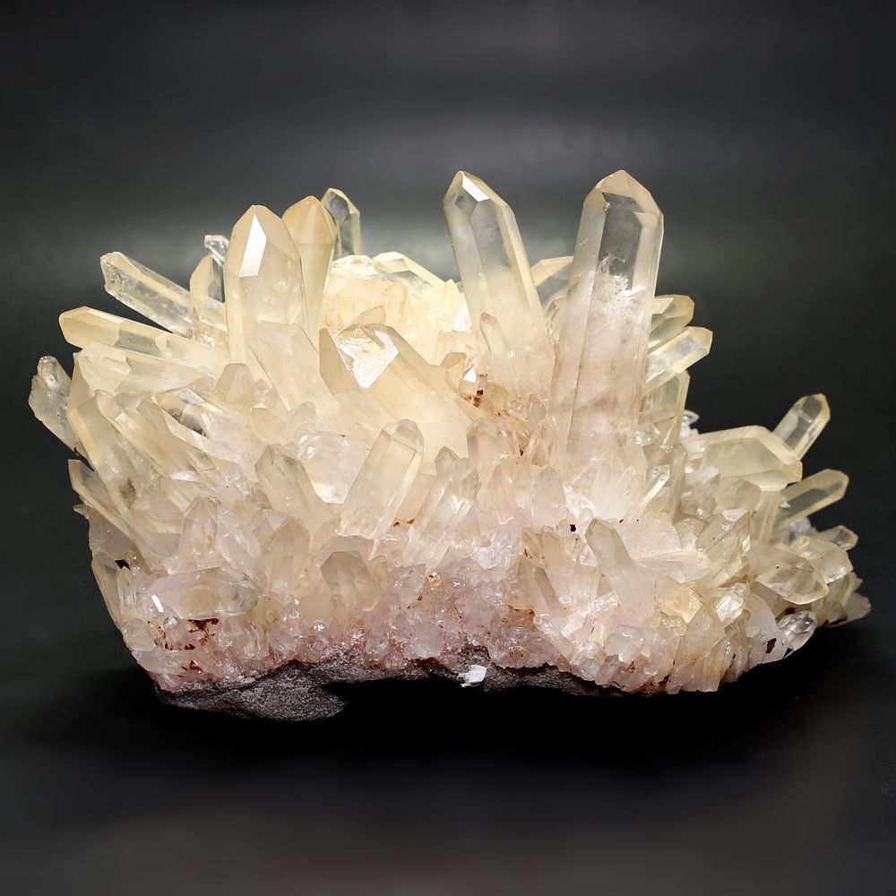 高品質]マダガスカル産水晶クラスター/クリアイエロー（大型原石2.42kg