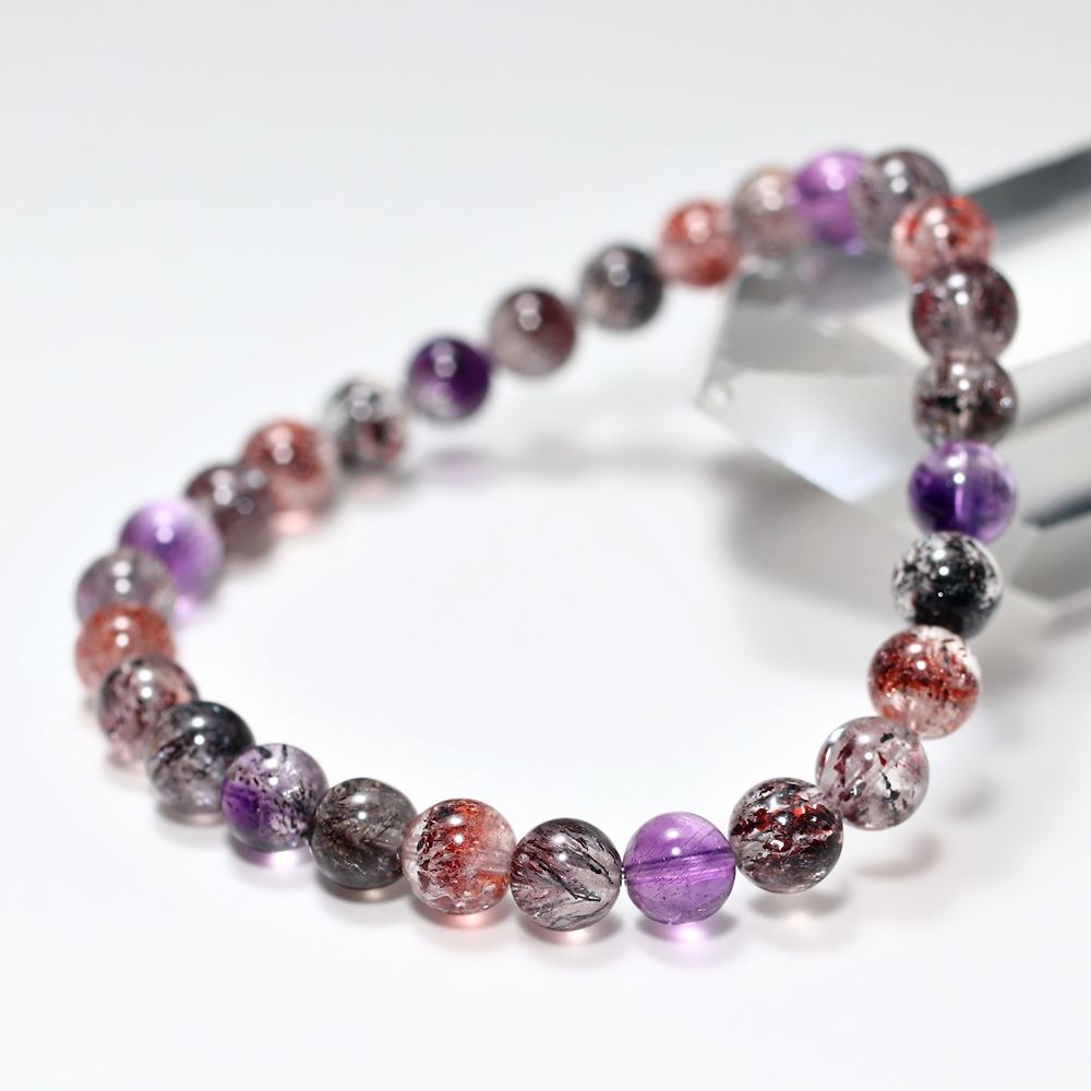 高品質++]ミックススーパーセブンブレスレット（約6.5mm玉） - 埼玉県