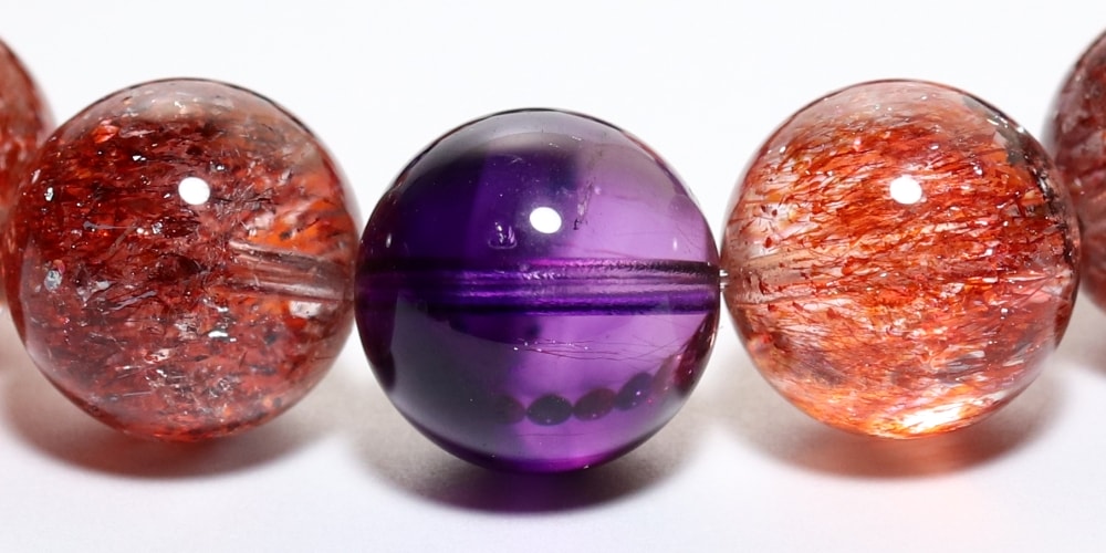 トップクォリティ]ミックススーパーセブンブレスレット（約12mm玉