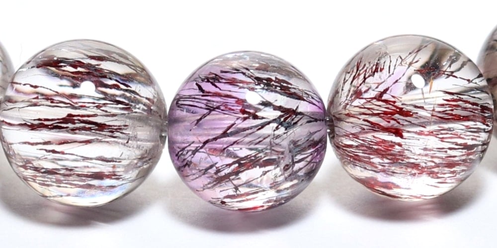 トップクォリティ]スーパーセブンブレスレット（約9mm玉・レピドクロ