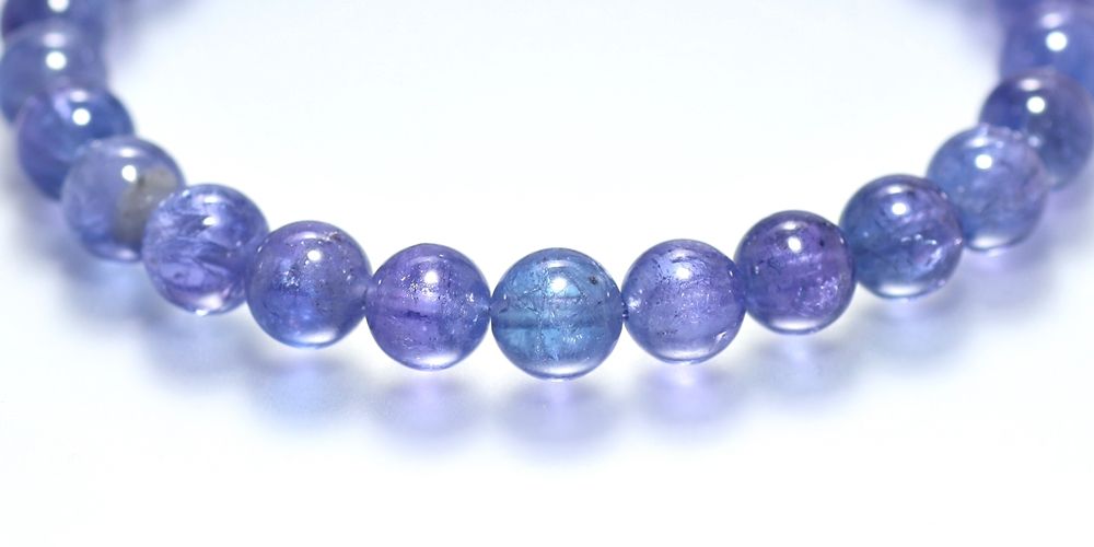 高品質++]タンザナイトブレスレット（約6.5mm玉） - 埼玉県吉川市の