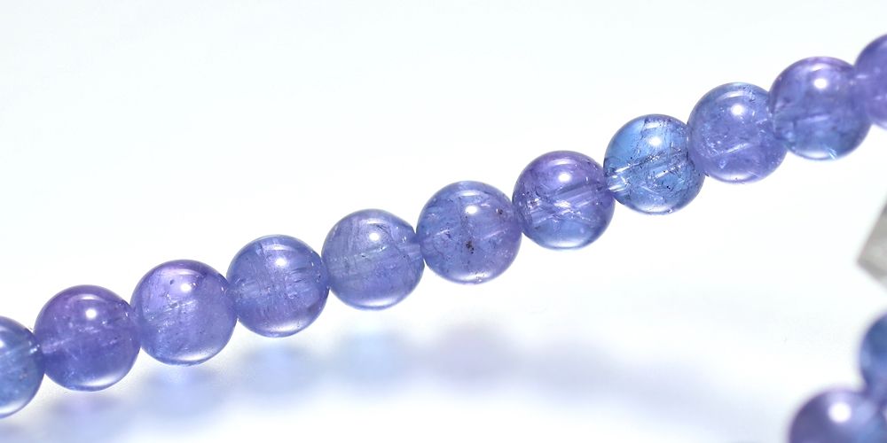高品質++]タンザナイトブレスレット（約7mm玉） - 埼玉県吉川市の