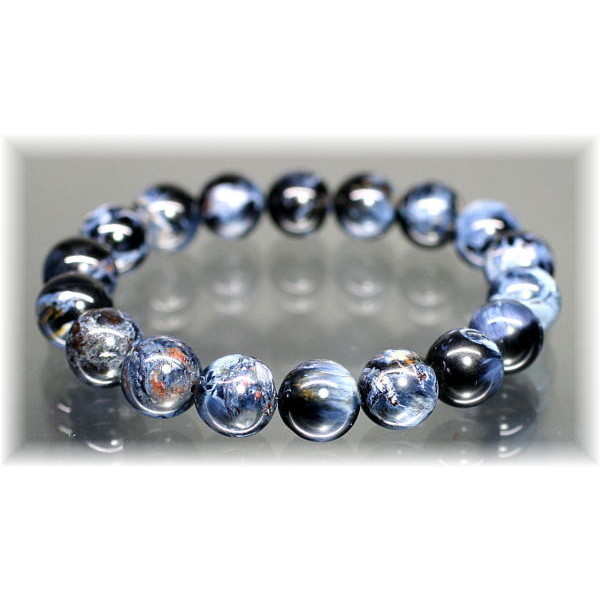最高品質]ブルーピーターサイトブレスレット（約11.5mm玉） - 埼玉県