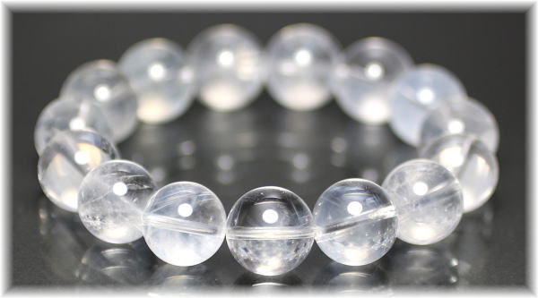 トップクォリティ]エンジェルラダークォーツブレスレット（約15.5mm玉