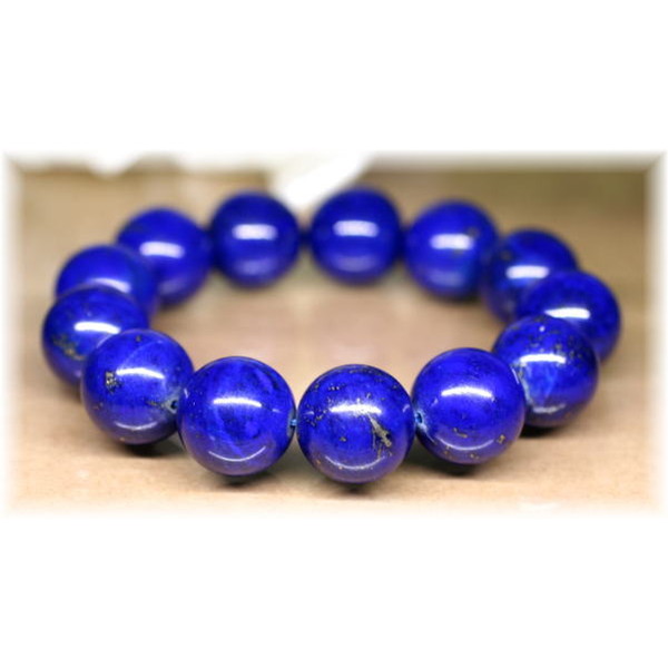 3A]ラピスラズリブレスレット（約20mm玉） - 埼玉県吉川市の天然石専門