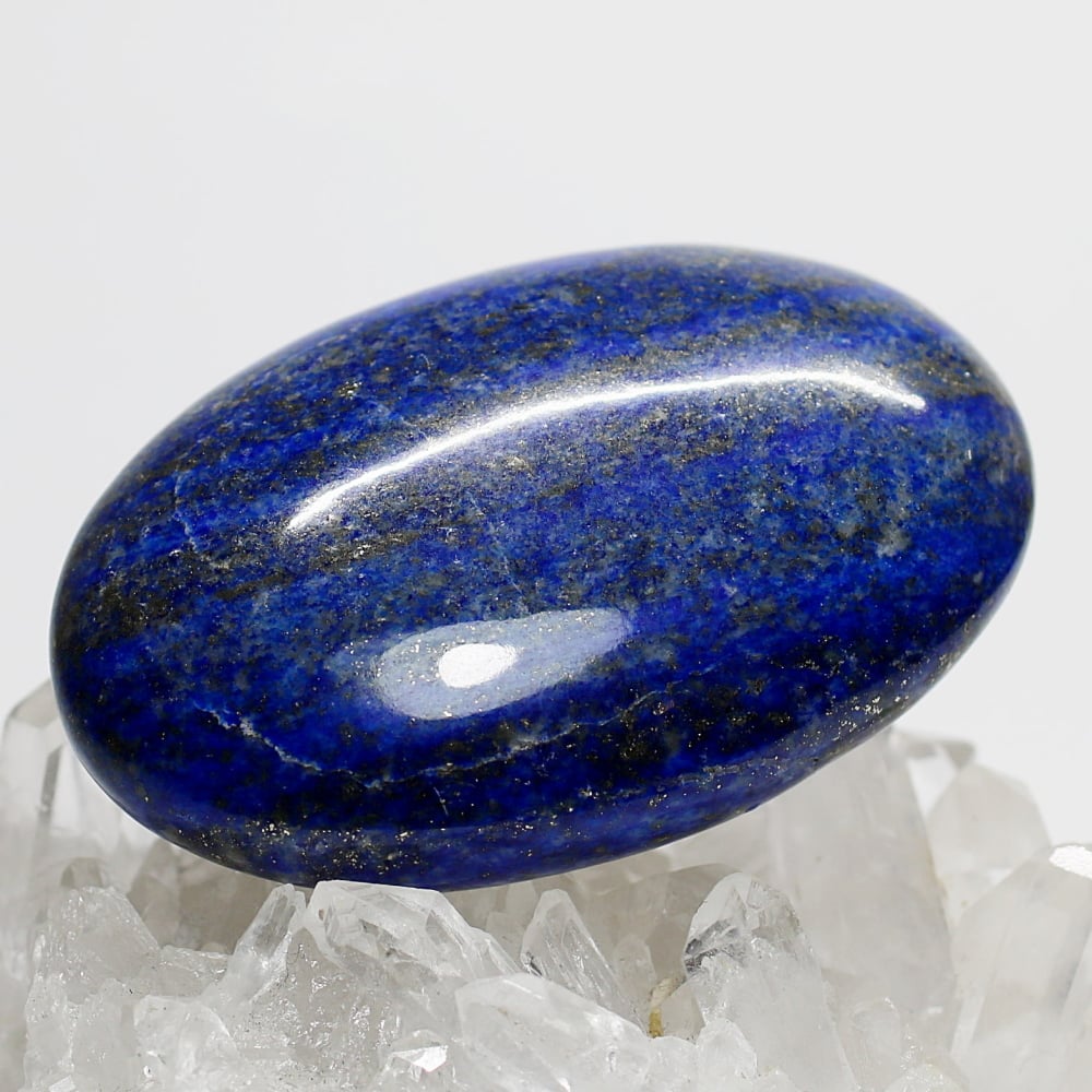 高品質]アフガニスタン産ラピスラズリ磨き原石/タンブルフォーム（置物