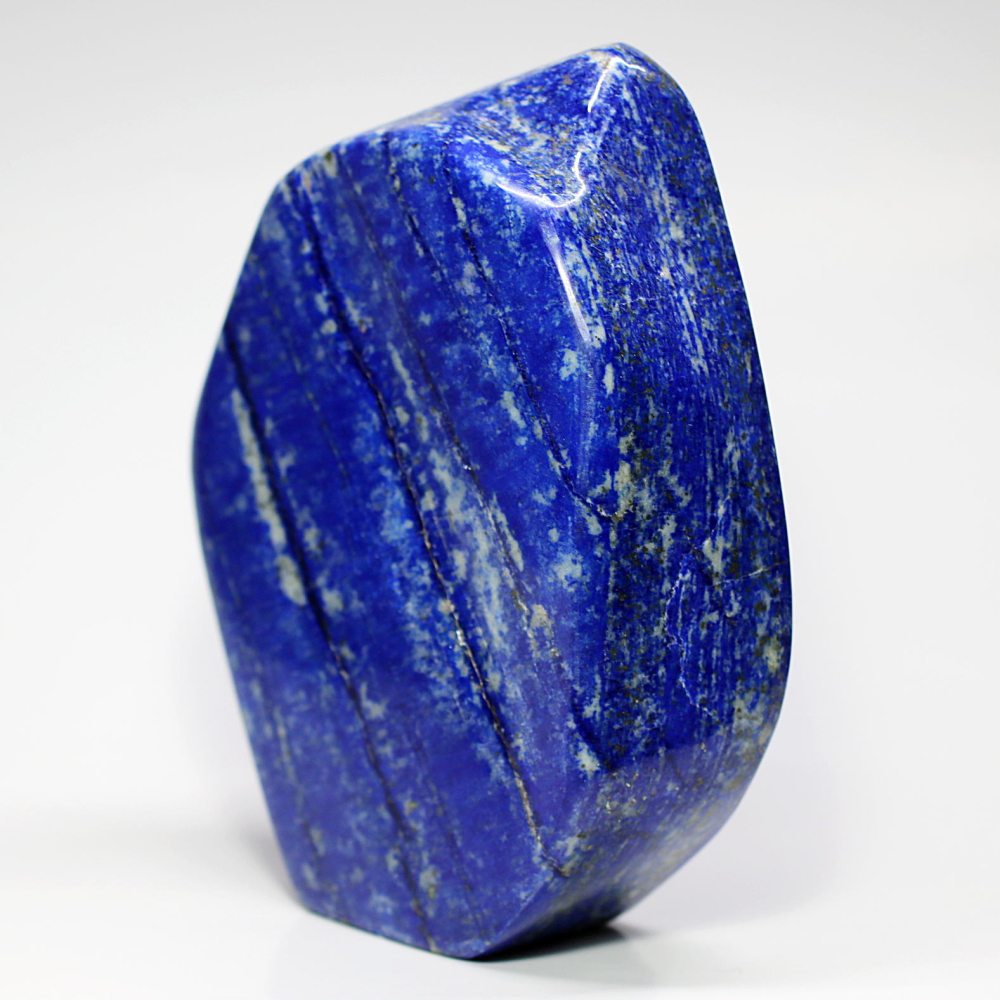 アフガニスタン産]ラピスラズリ磨き原石/フリーフォーム（置物