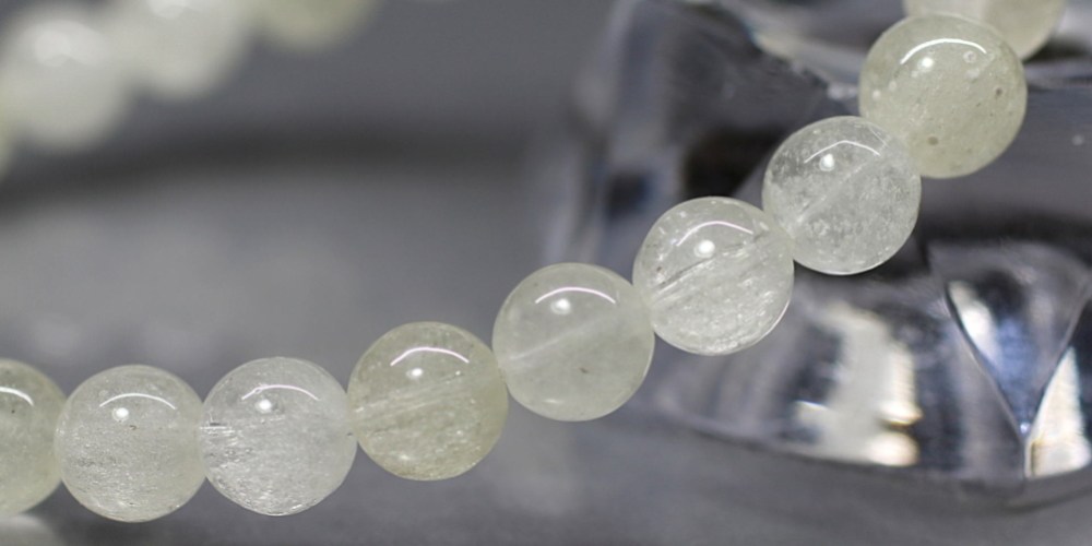 特別価格/3A]天然リビアングラスブレスレット/特別価格（約7mm玉