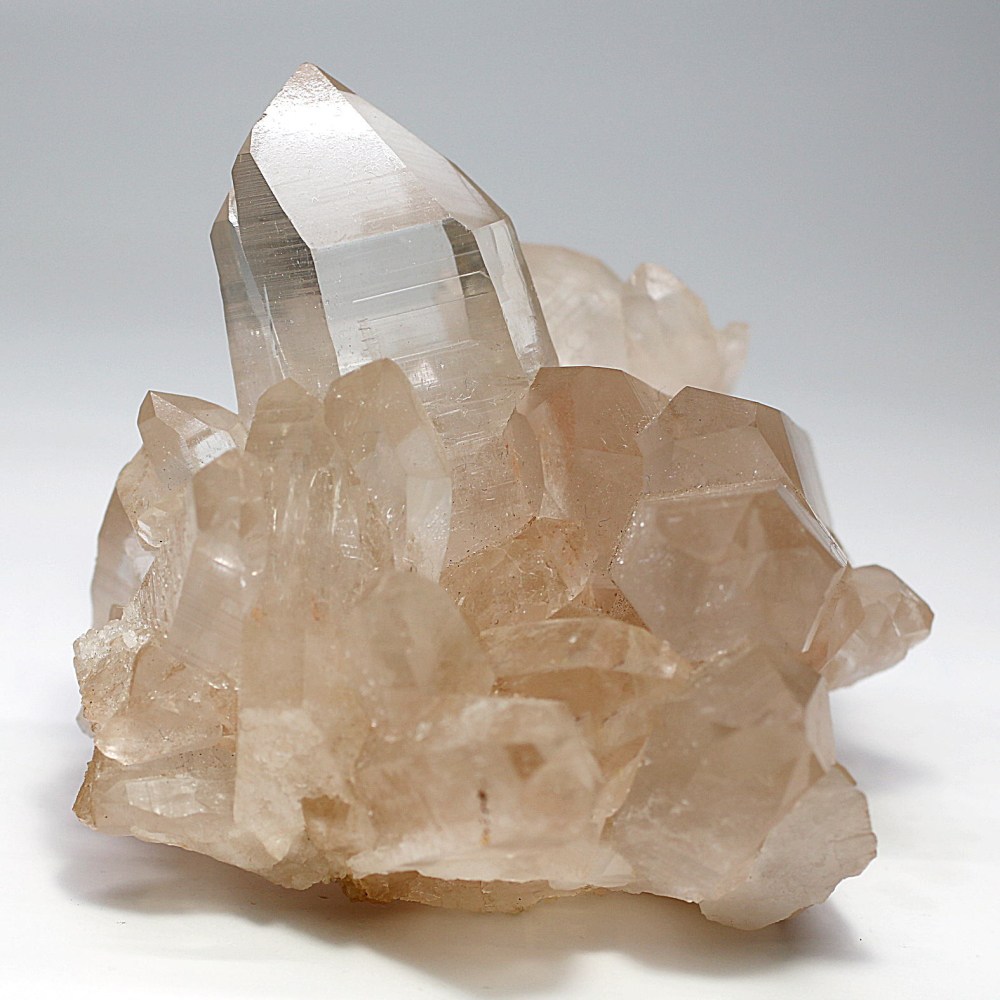 特別価格/高品質・マニカラン産]ヒマラヤ水晶クラスター/原石/イエロー