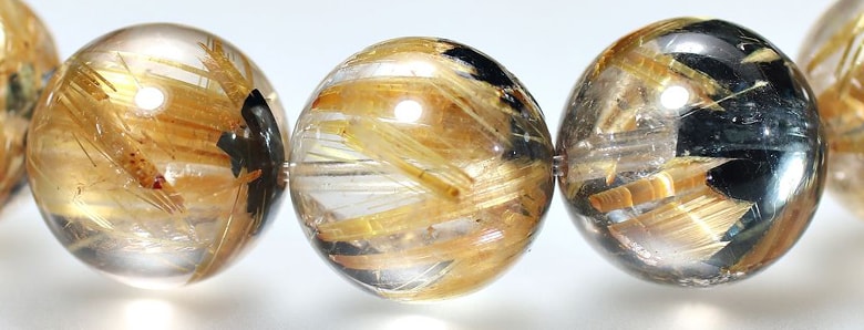 太陽放射ルチルクォーツ - 埼玉県吉川市の天然石専門店・水晶