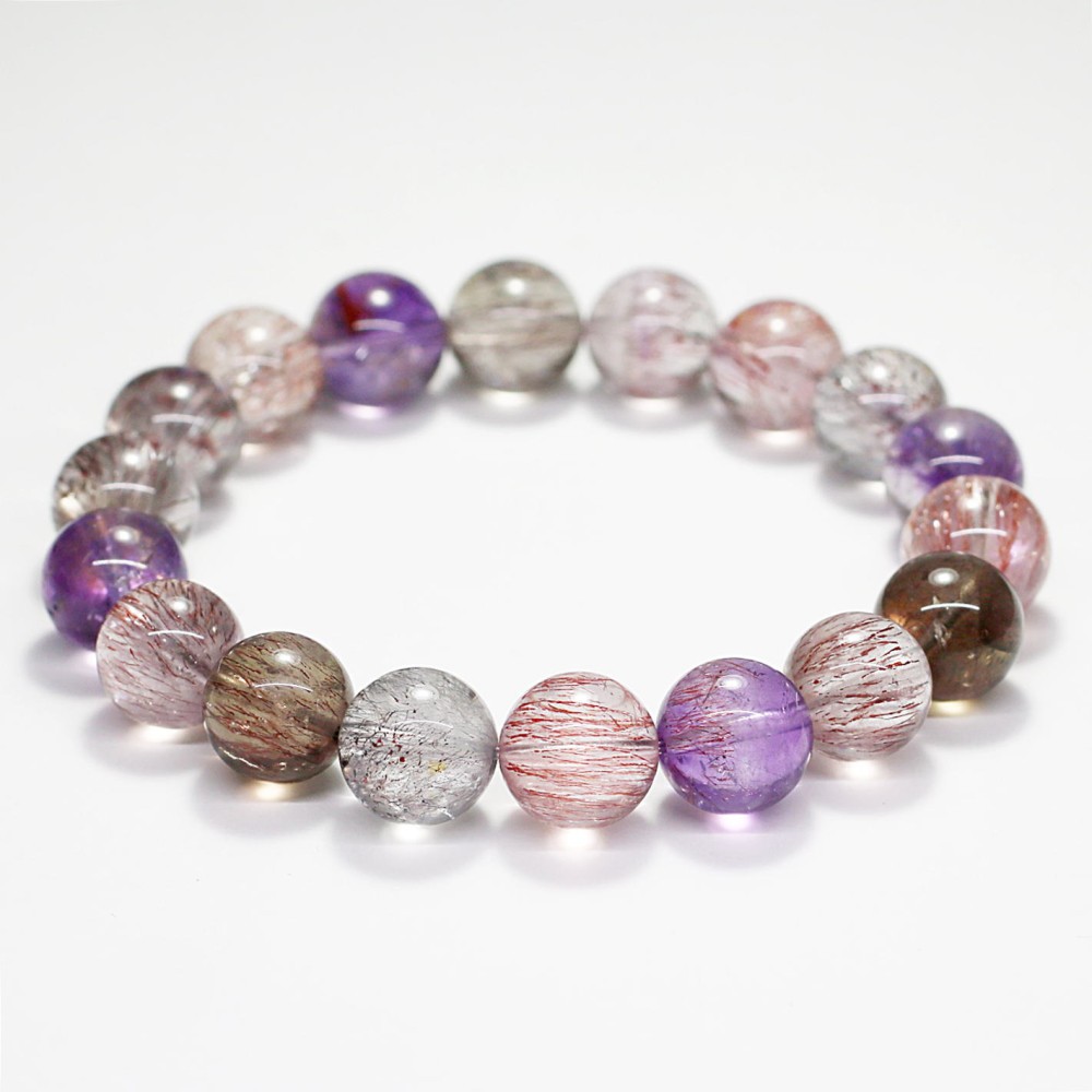 高品質]ミックススーパーセブンブレスレット（約11mm玉） - 埼玉県吉川