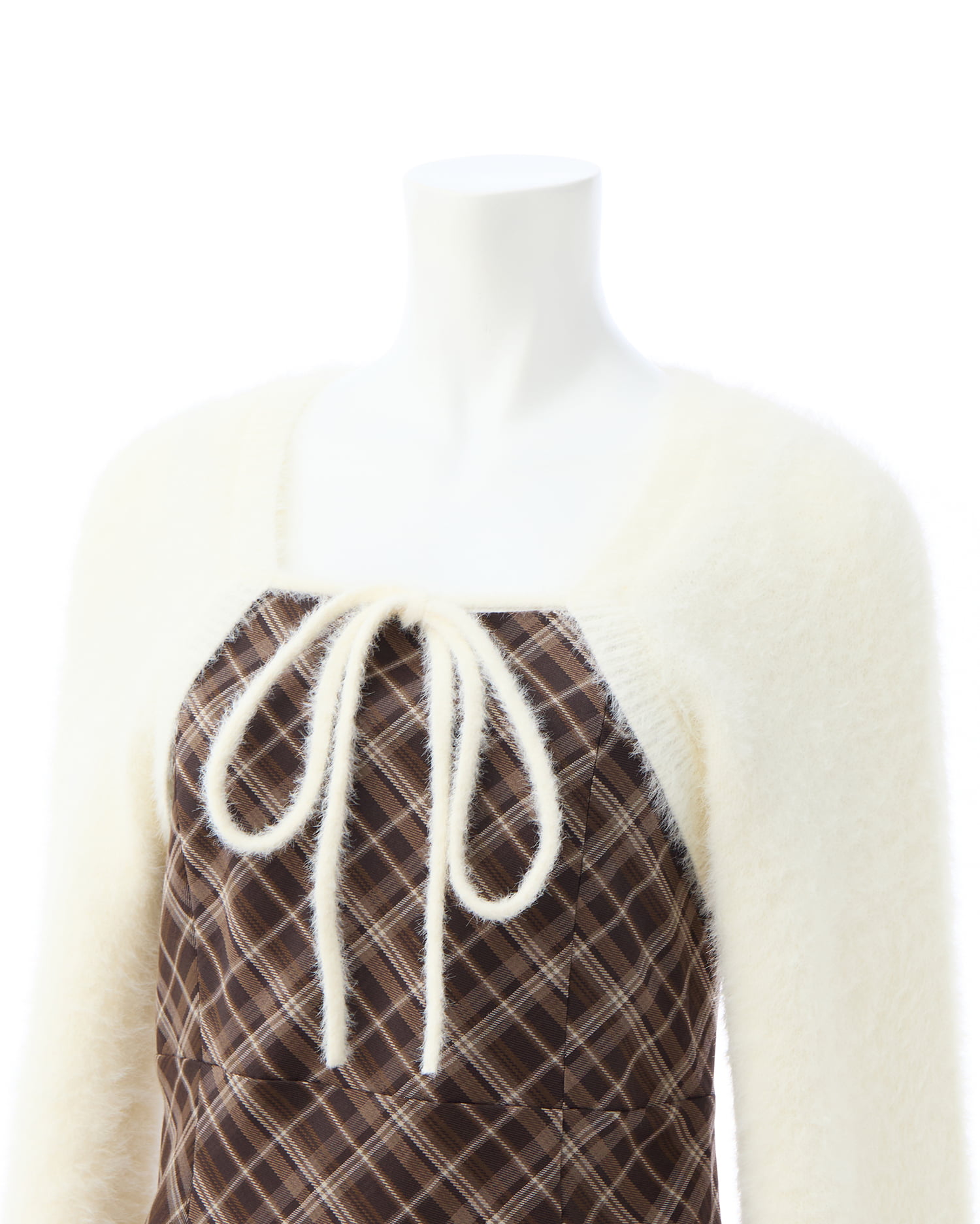 シャギーニットボレロ＋マーメイドワンピースセット｜INGNI(イング