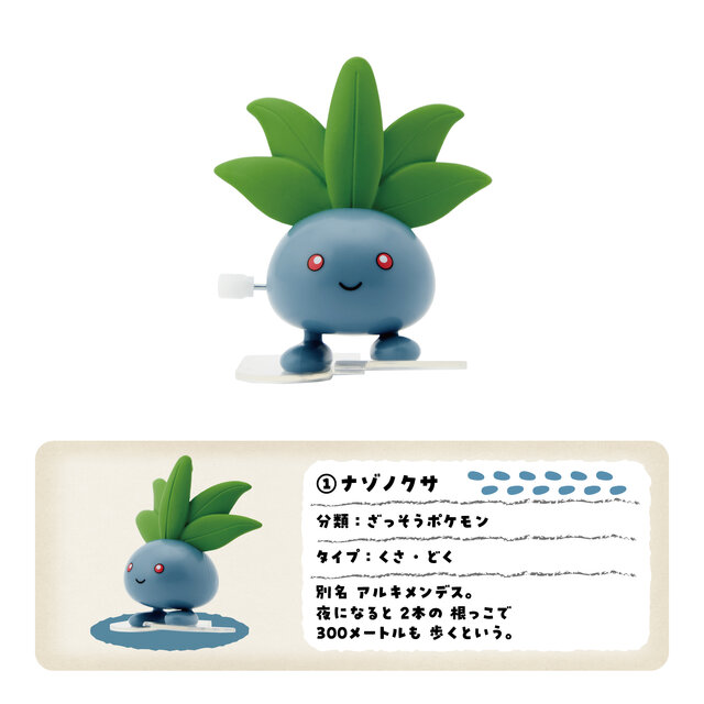 ポケモン』ミミッキュ、ケロマツなど全6種のゼンマイフィギュアが登場