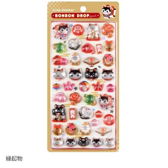ボンボンドロップシールより和柄、churukiraシリーズなど全28柄が再販