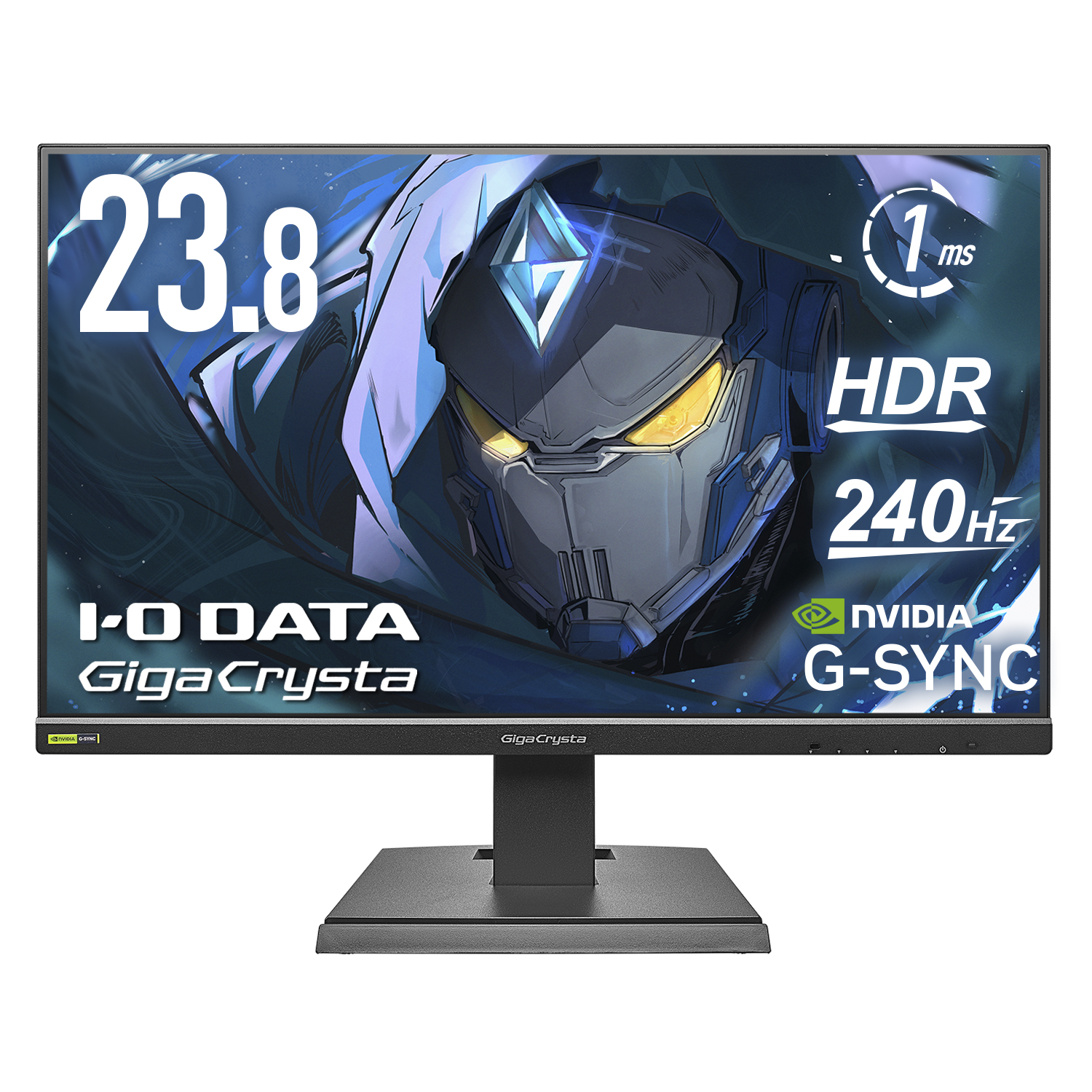 LCD-GD242UDB／240Hz 23.8インチ フルHD GigaCrysta(ブラック): 液晶