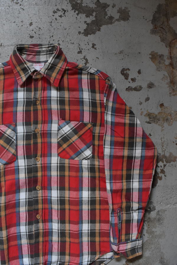 70's BIG MAC flannel shirt