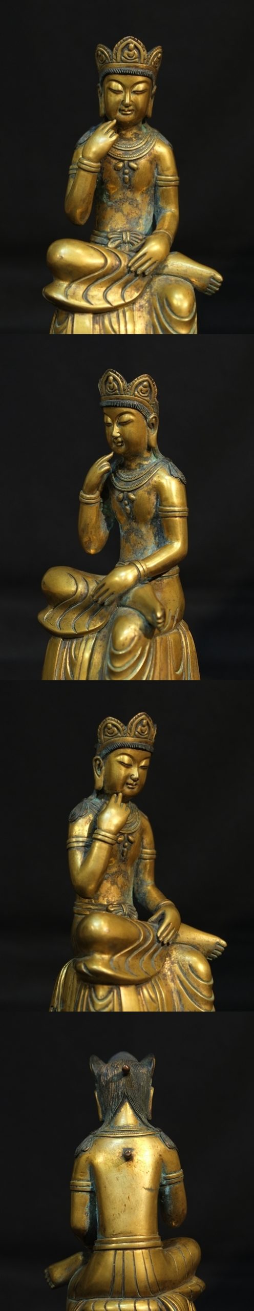 金銅弥勒菩薩半跏思惟像 三国時代 :: ichian