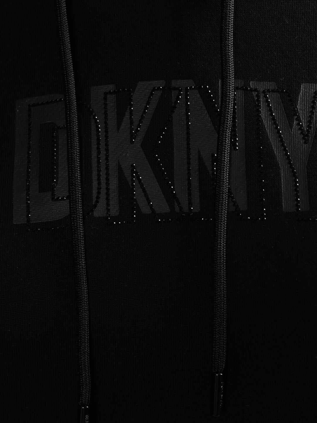 Shop DKNY Women Black Solid Hooded Sleeveless Top Online – Iconic