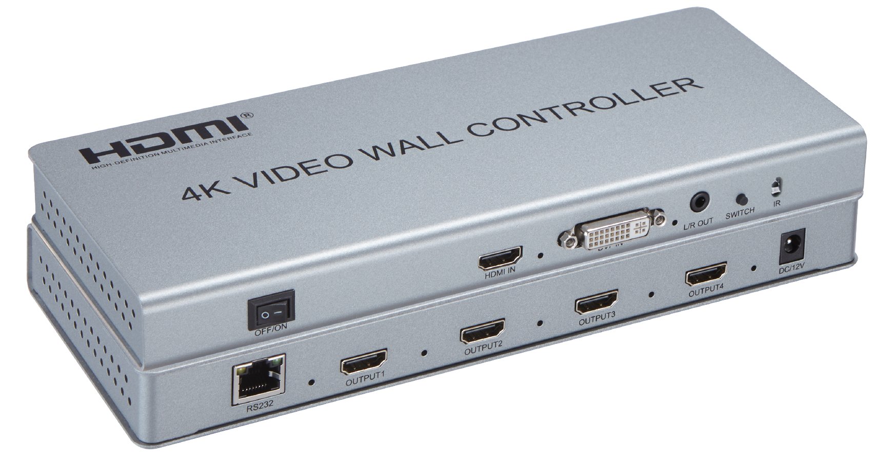 ビデオウォールコントローラ 4K入力 4出力 [beTVW2x2-4K]
