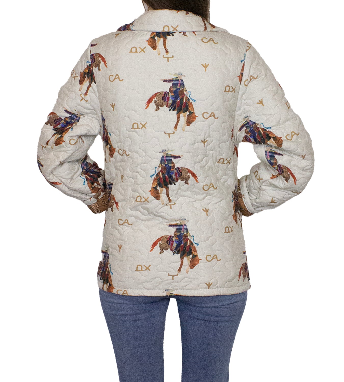 Casey Cowgirl Patchwork Linen Quilted Jacket – Ida Mae Home