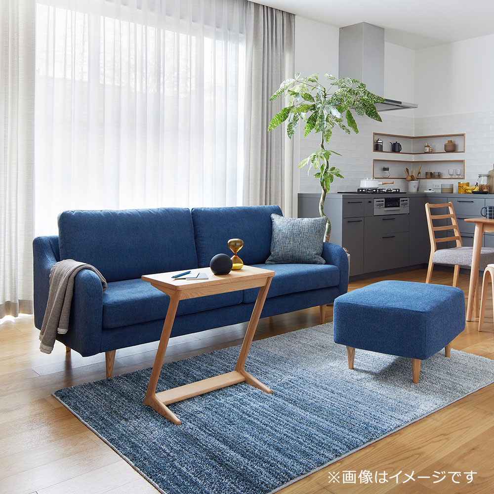 オットマン「CAS-D」布#SPベルファストブルー 脚部全3色 | 【公式