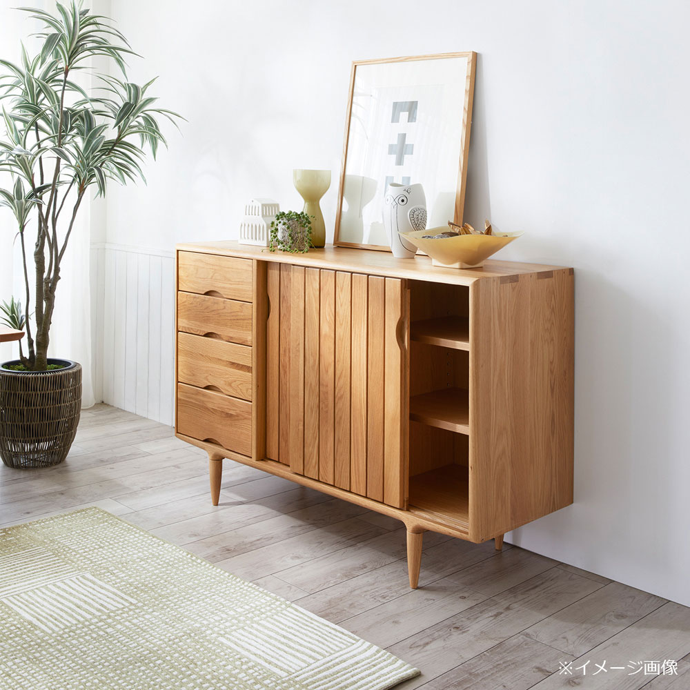 起立木工 サイドボード 「KISSUI（キッスイ）」ナラ材 全2サイズ