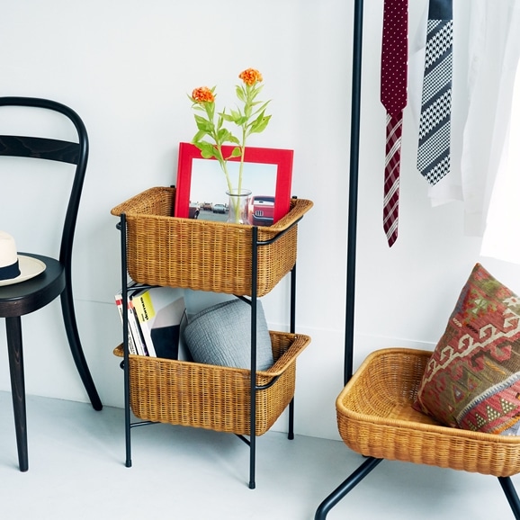 WALLABY BASKET STAND Black｜その他インテリアアクセサリ｜IDEE SHOP