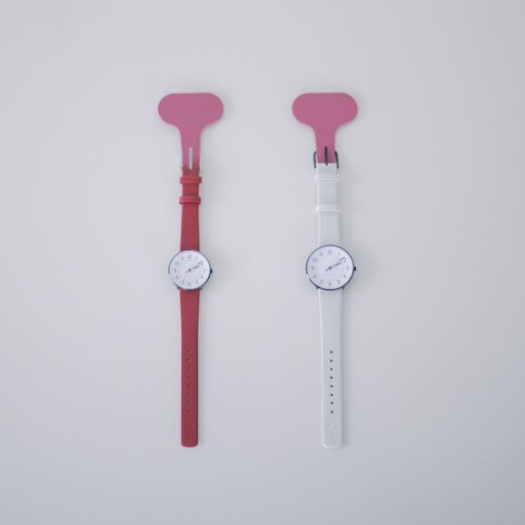 Arne Jacobsen 腕時計 STATION φ30mm レッド｜ファッション小物｜IDEE