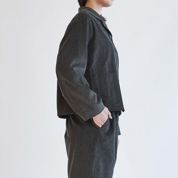 ☆H& by POOL Corduroy Jacket Charcoal｜コート・ジャケット｜IDEE