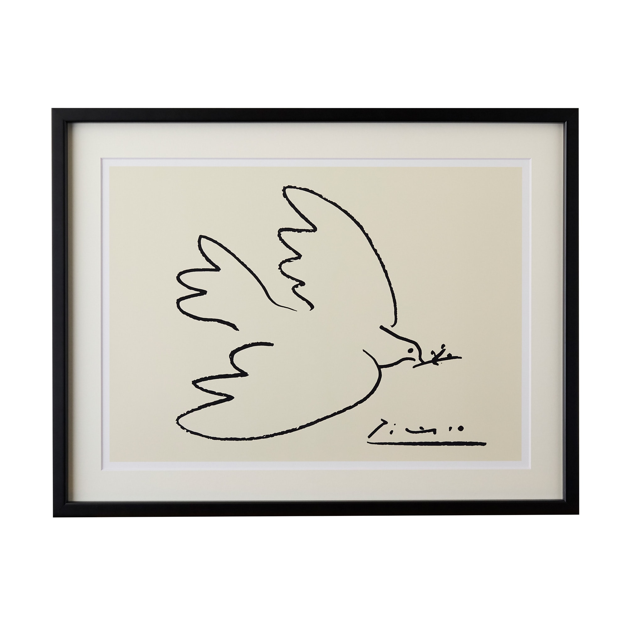 在庫限り】【定番品】 パブロ・ピカソ 「Dove of Peace」ブラック