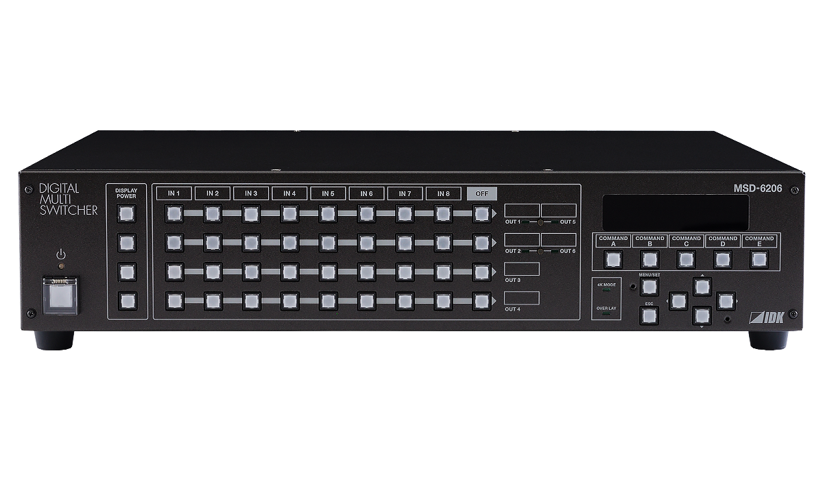 MSD-6206 デジタルマルチスイッチャー | 株式会社アイ・ディ・ケイ