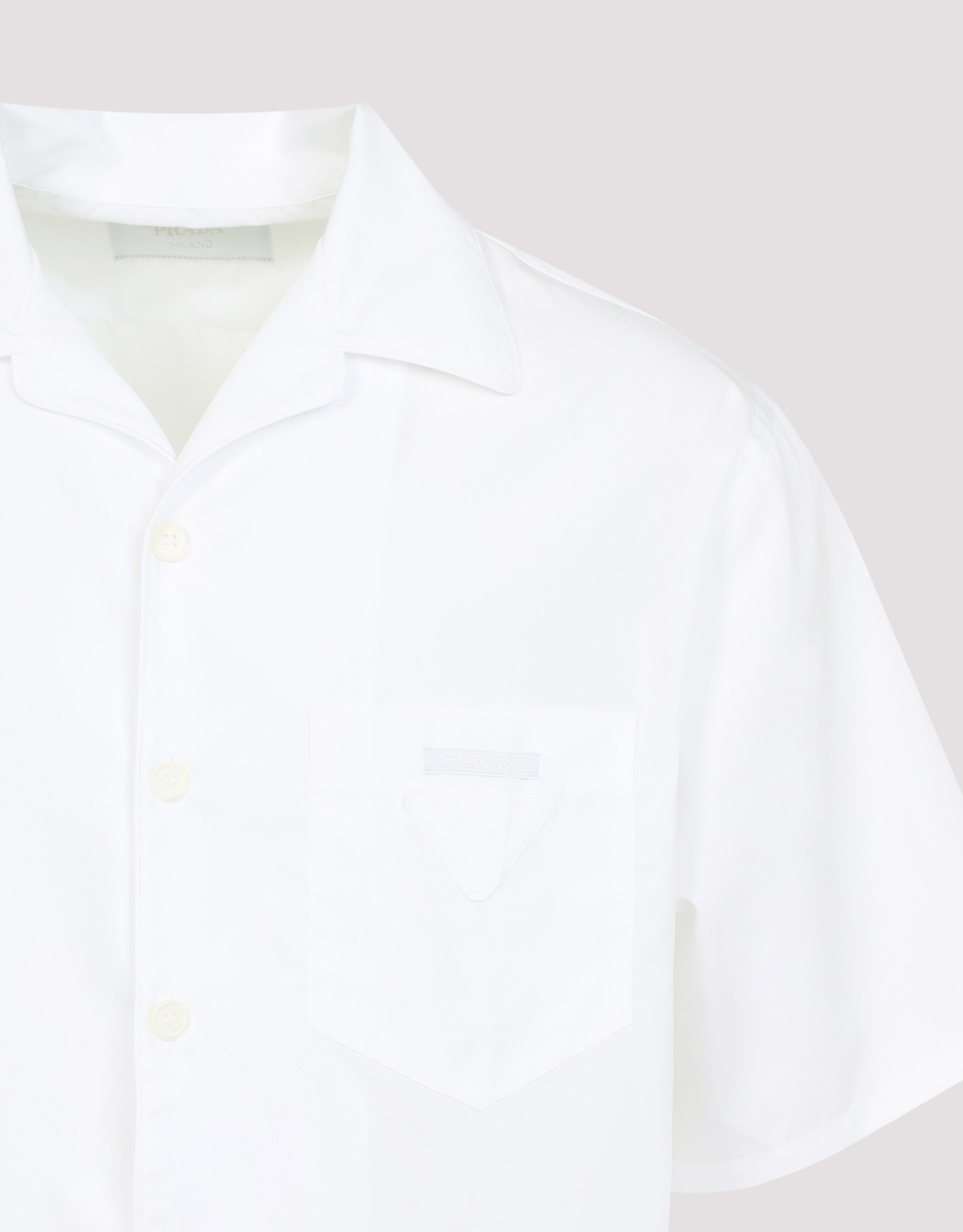 Prada メンズ プラダ SS コットンシャツ (アパレル,シャツ,カジュアル