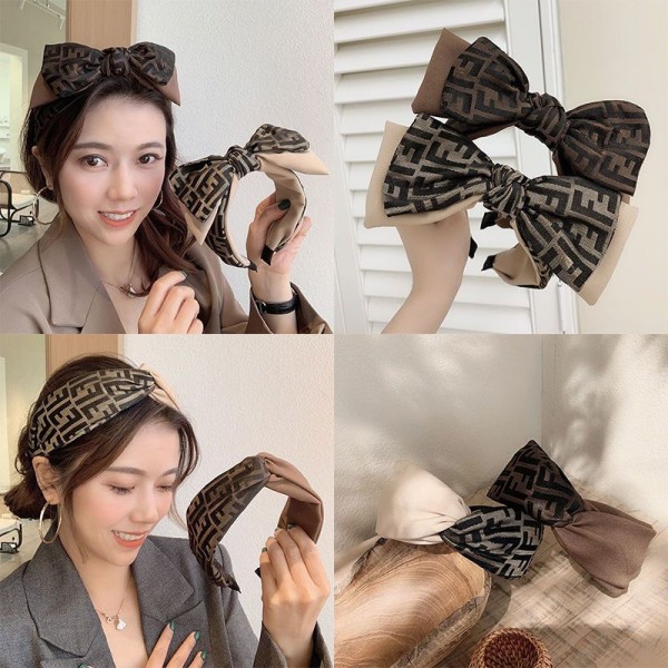 FENDI フェンディ ヘアアクセサリー バレッタ べっこうカラー スクエア