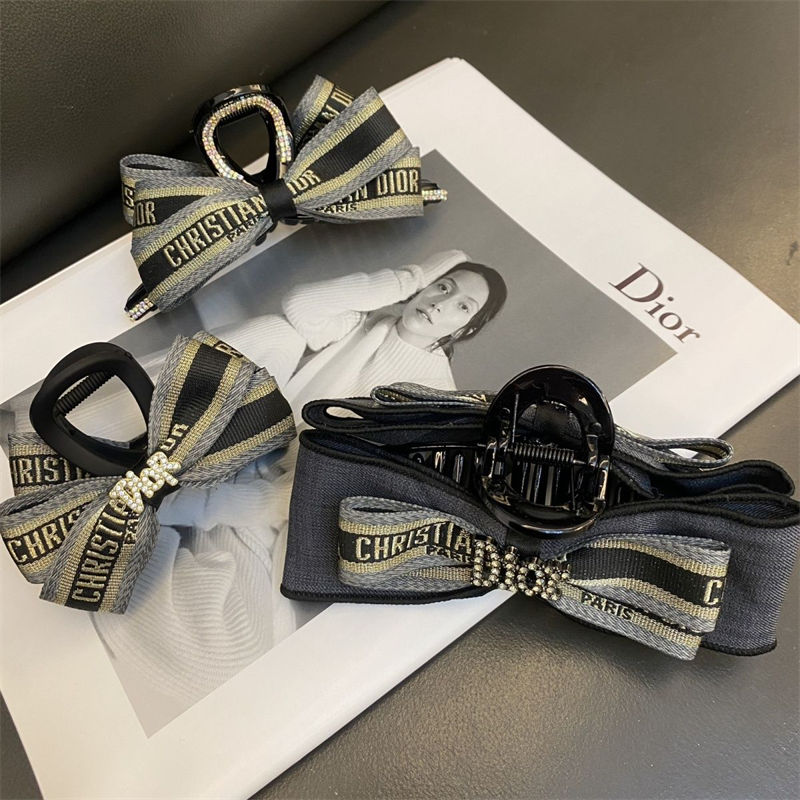 ディオールリボンバンスクリップ 大型 まとめ髪 Dior ヘアクリップ