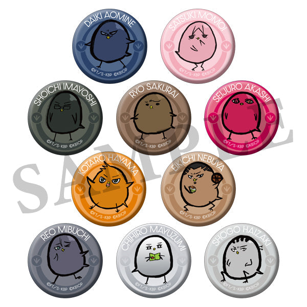 黒子のバスケ ひよこのバスケ トレーディングミニ缶バッジ