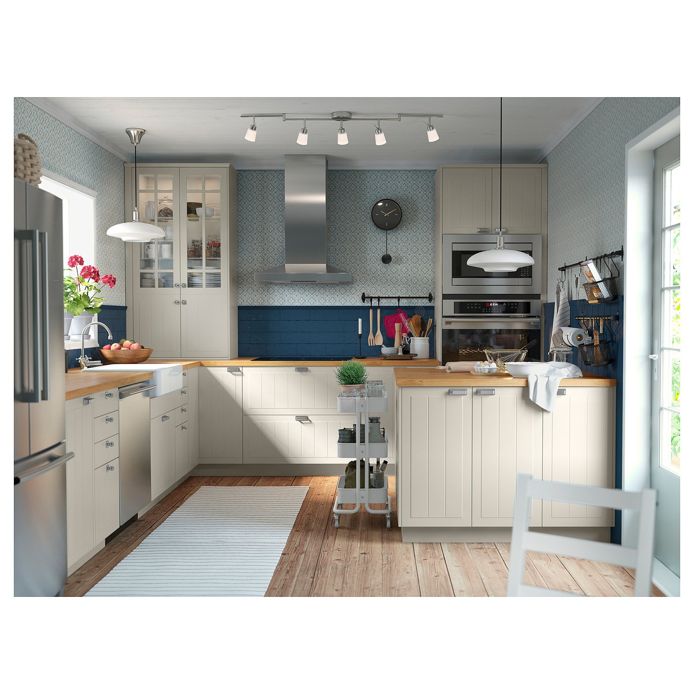 TIDIG ティディグ シーリングスポットライト 5スポット, ニッケル