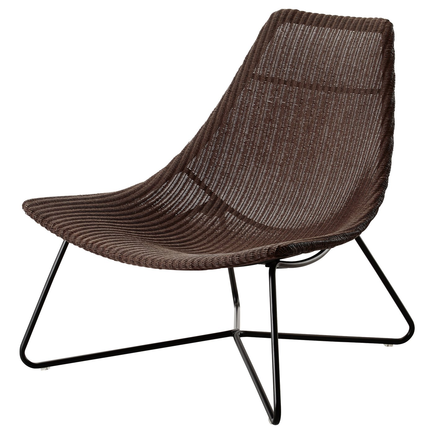 RÅDVIKEN Armchair, dark brown, black - IKEA