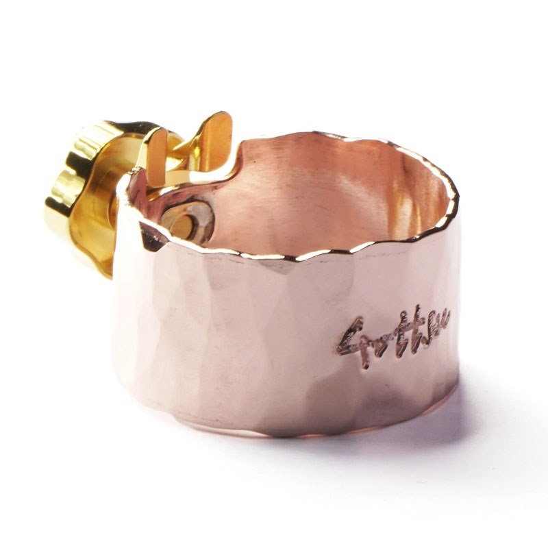 Gottsu ゴッツ アルトサックス/メタル用 Copper Signature Ligature
