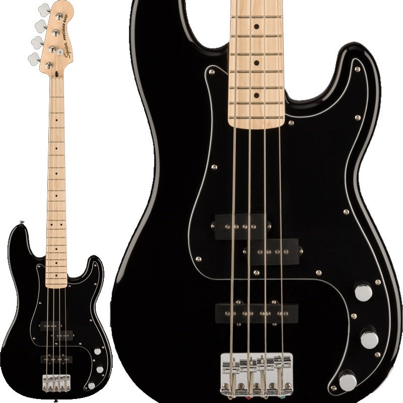 Squier by Fender Affinity Series Precision Bass PJ (Black/Maple