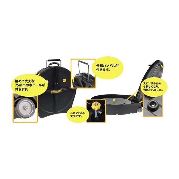 HARD CASE LHDCHNP9CYM22R [シンバル用ハードケース ～22 / レッド