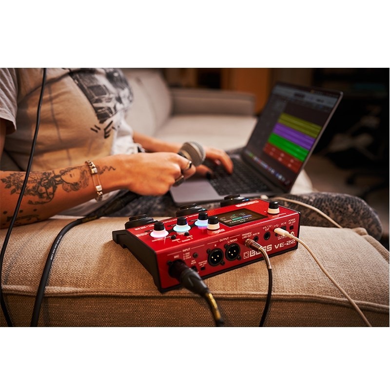 BOSS VE-22(Vocal Performer)(ボーカルエフェクター)(ボス) ｜イケベ